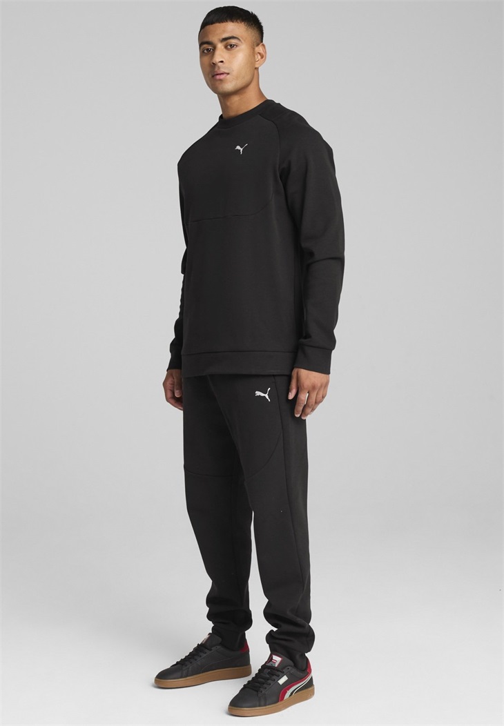Puma CREW - Sweatshirt - black/schwarz