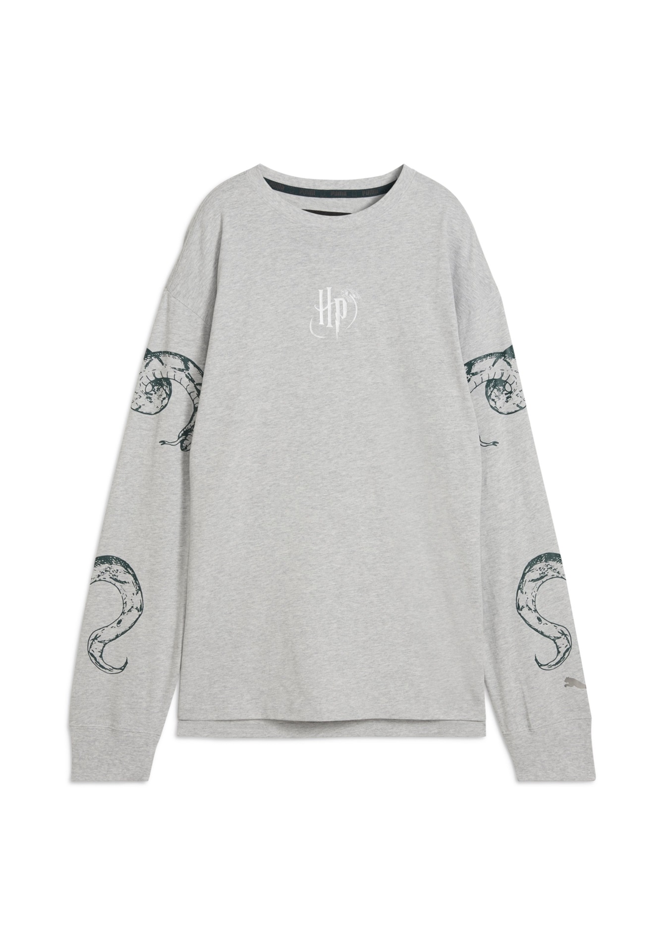 Puma HOOPS HARRY POTTER - Langarmshirt - light gray heather/grau