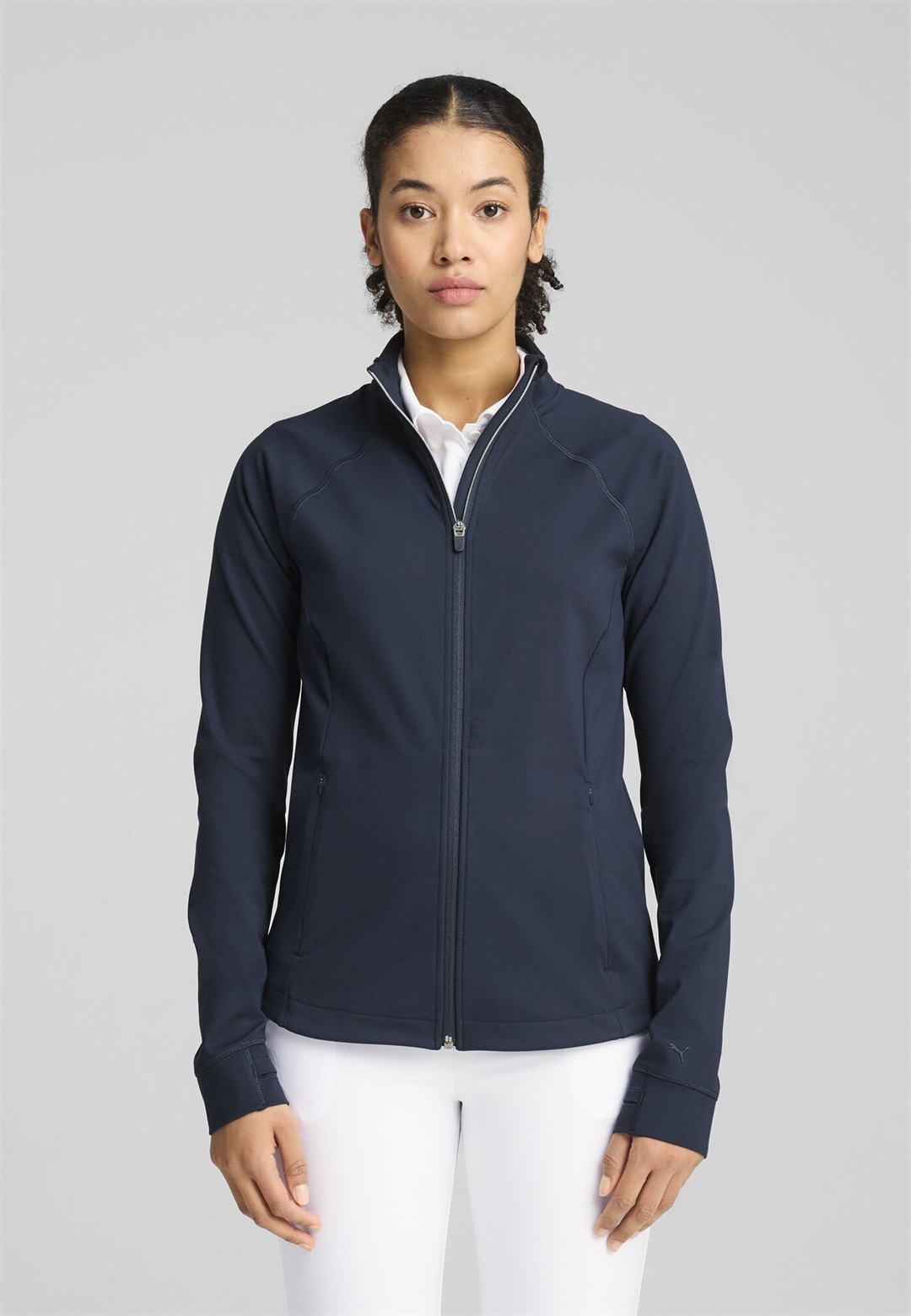 Puma CLOUDSPUN TECH ZIP-UP POWER - Sweatjacke - deep navy/dunkelblau