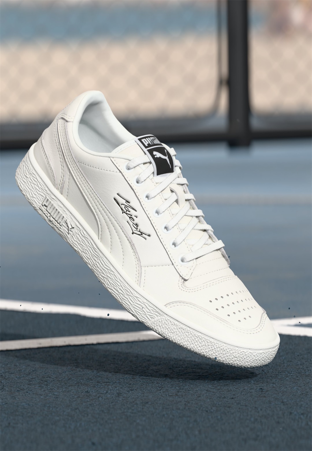 Puma MAJESTY - Sneaker low - white/black/weiß