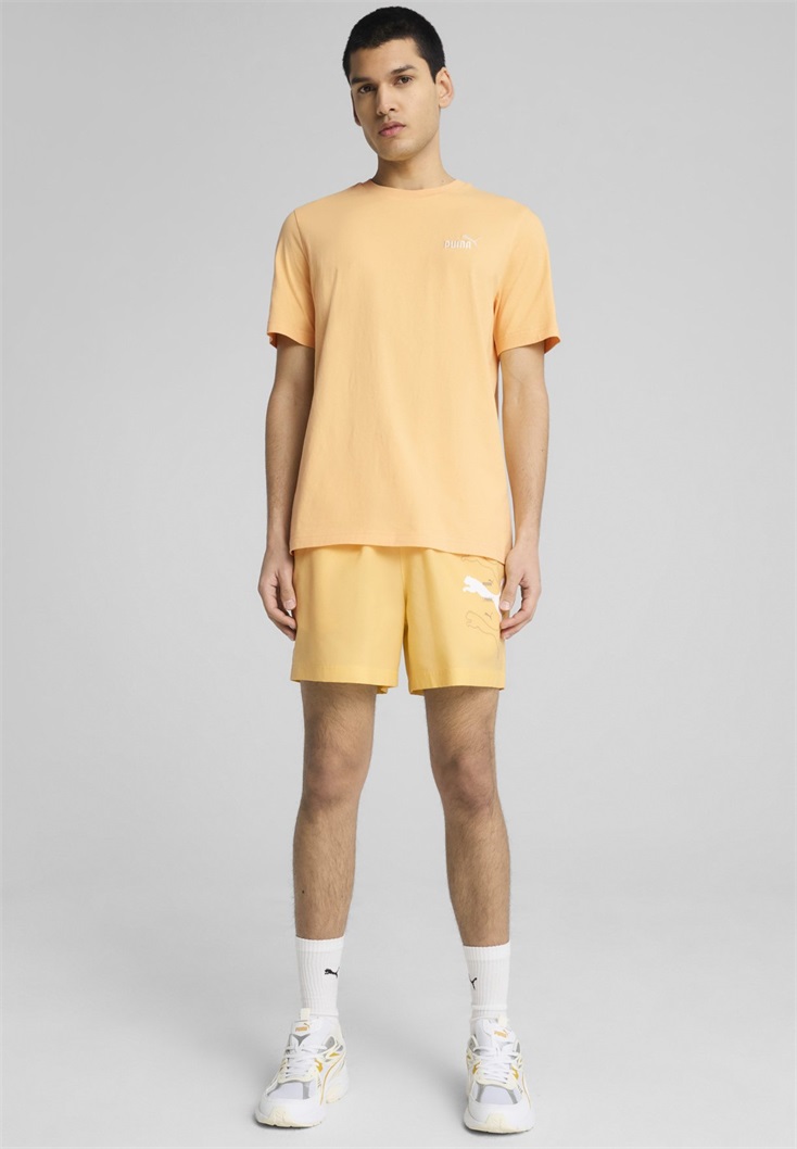 Puma SMALL LOGO - T-Shirt basic - almost apricot/apricot
