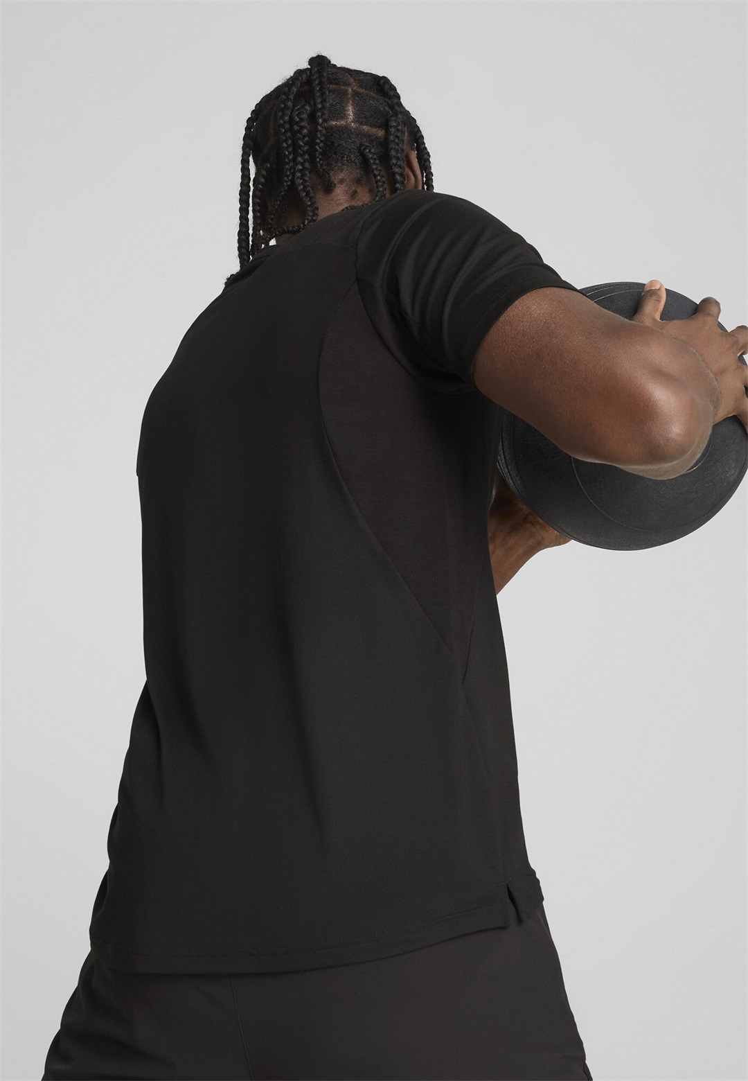 Puma CLOUDSPUN SOFT BREATHABLE - Sport T-Shirt - black/schwarz