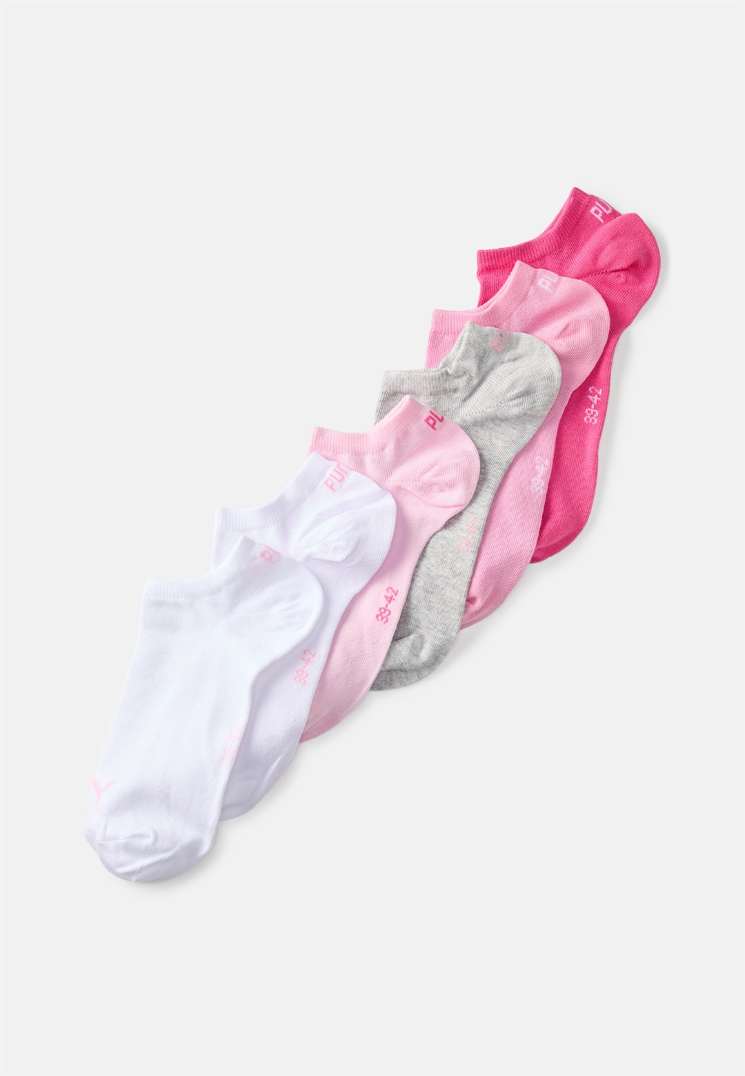 Puma SNEAKER PLAIN UNISEX 6 PACK - Füßlinge - prism pink/pink lady/pink