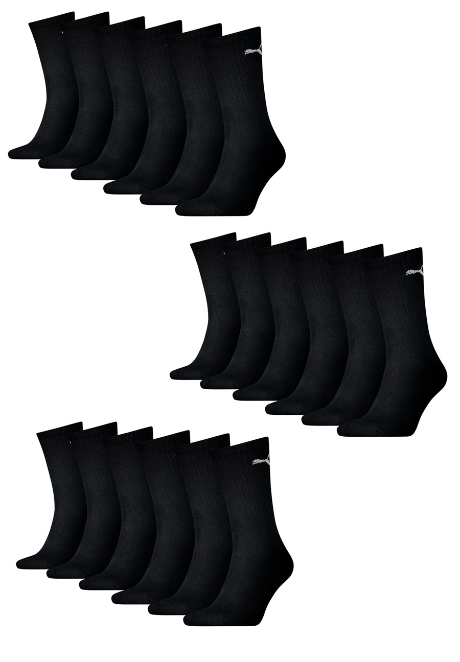 Puma MULTIPACK 18ER PACK UNISEX - Socken - black/schwarz