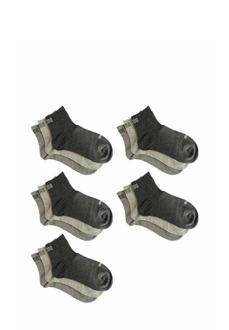 Puma QUARTER UNISEX 15 PACK - Socken - grey/grau