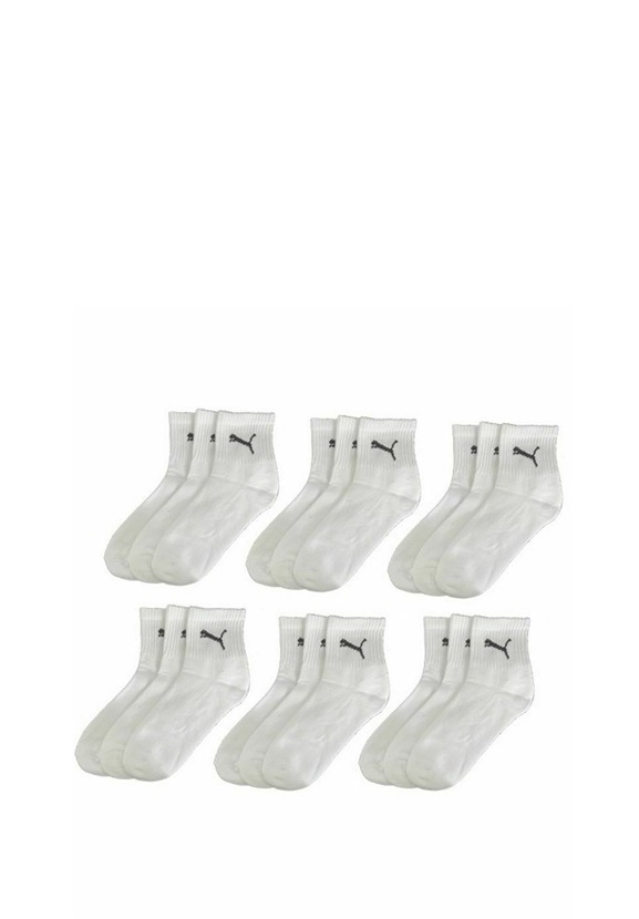 Puma SHORT CREW UNISEX 18 PACK - Socken - white/weiß