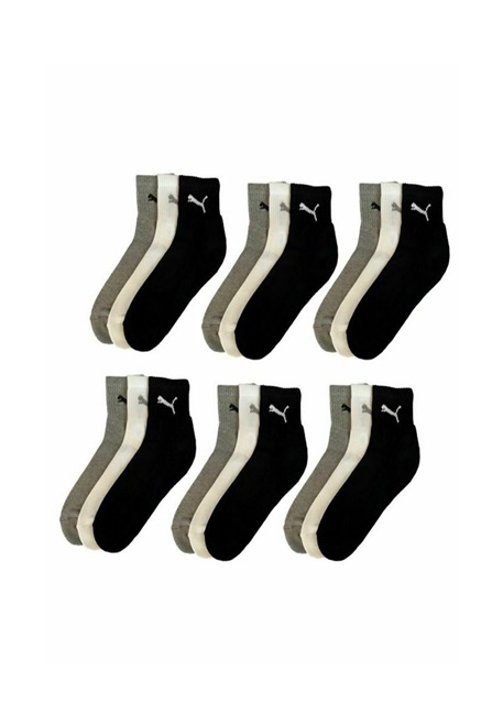 Puma CREW UNISEX 18 PACK - Socken - beige black white/beige