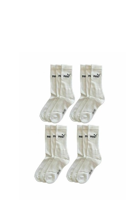 Puma CREW UNISEX 12 PACK - Socken - white/weiß