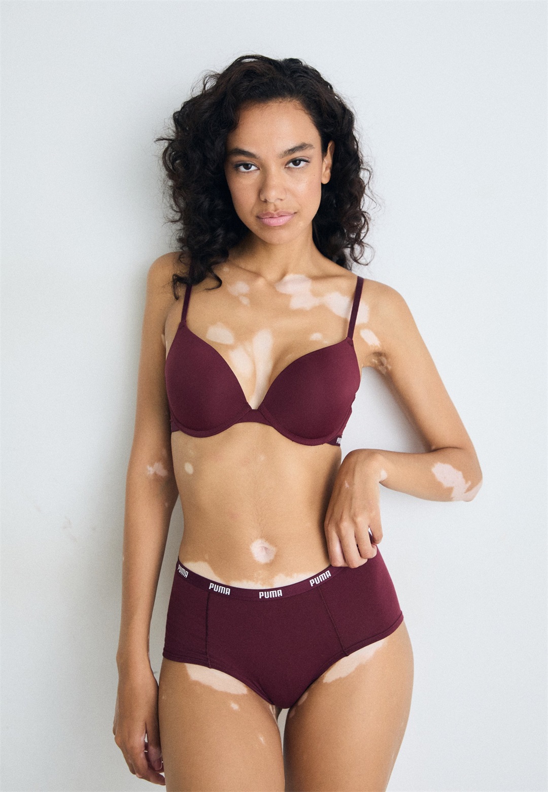 Puma 3 PACK - Panties - scarlet red/bordeaux