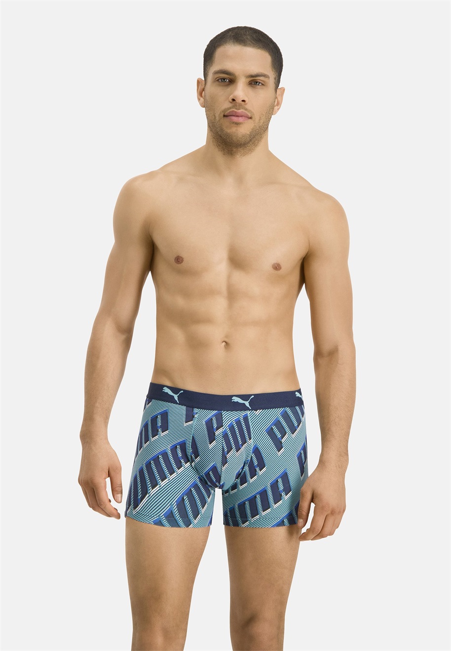 Puma Slip - navy/aqua/blau