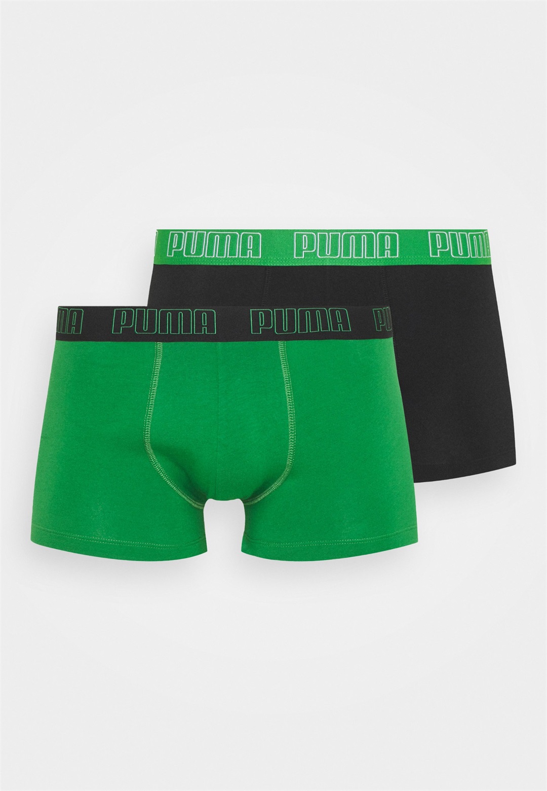Puma BASIC 2 PACK - Boxer Briefs - amazon green/grün