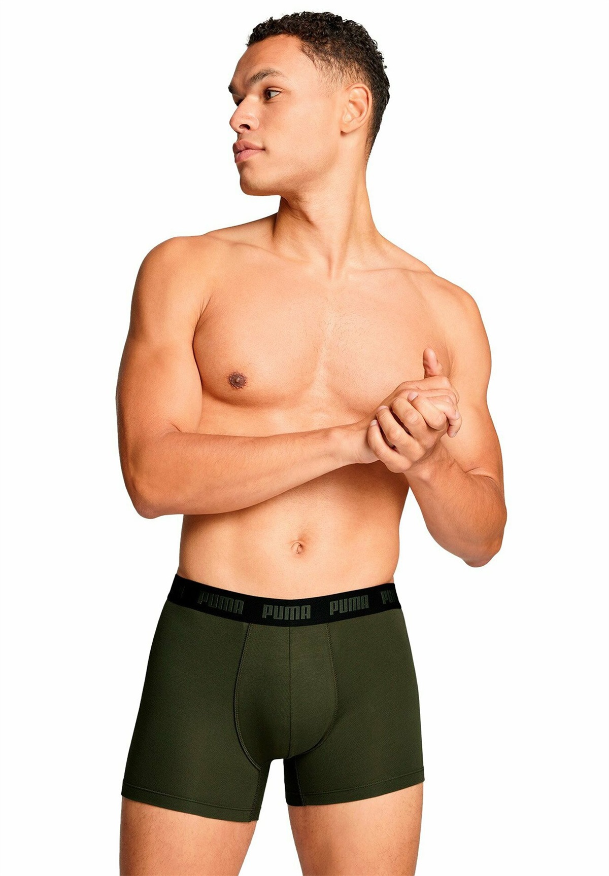 Puma 6ER PACK - Boxer Briefs - schwarz grün/schwarz