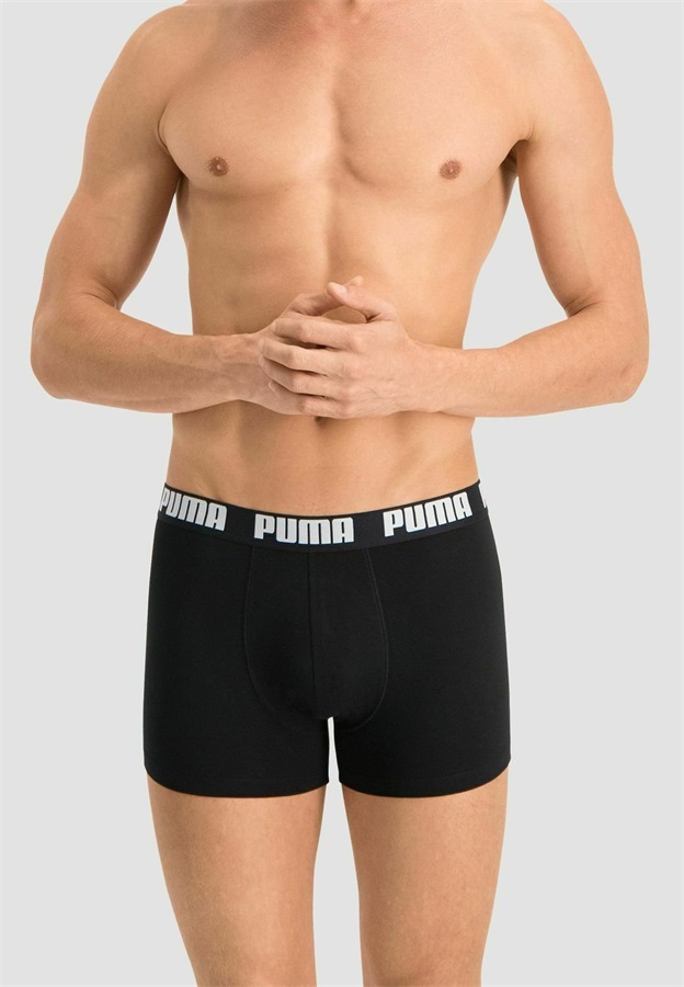 Puma 6 PACK - Boxer Briefs - schwarz weiß/weiß