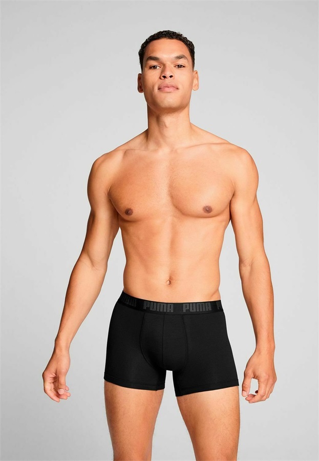 Puma 4 PACK - Boxer Briefs - schwarz/blau/schwarz