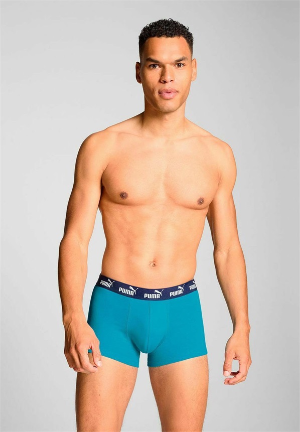 Puma EVERYDAY 4ER PACK - Boxer Briefs - navy blue/grey/black/blau
