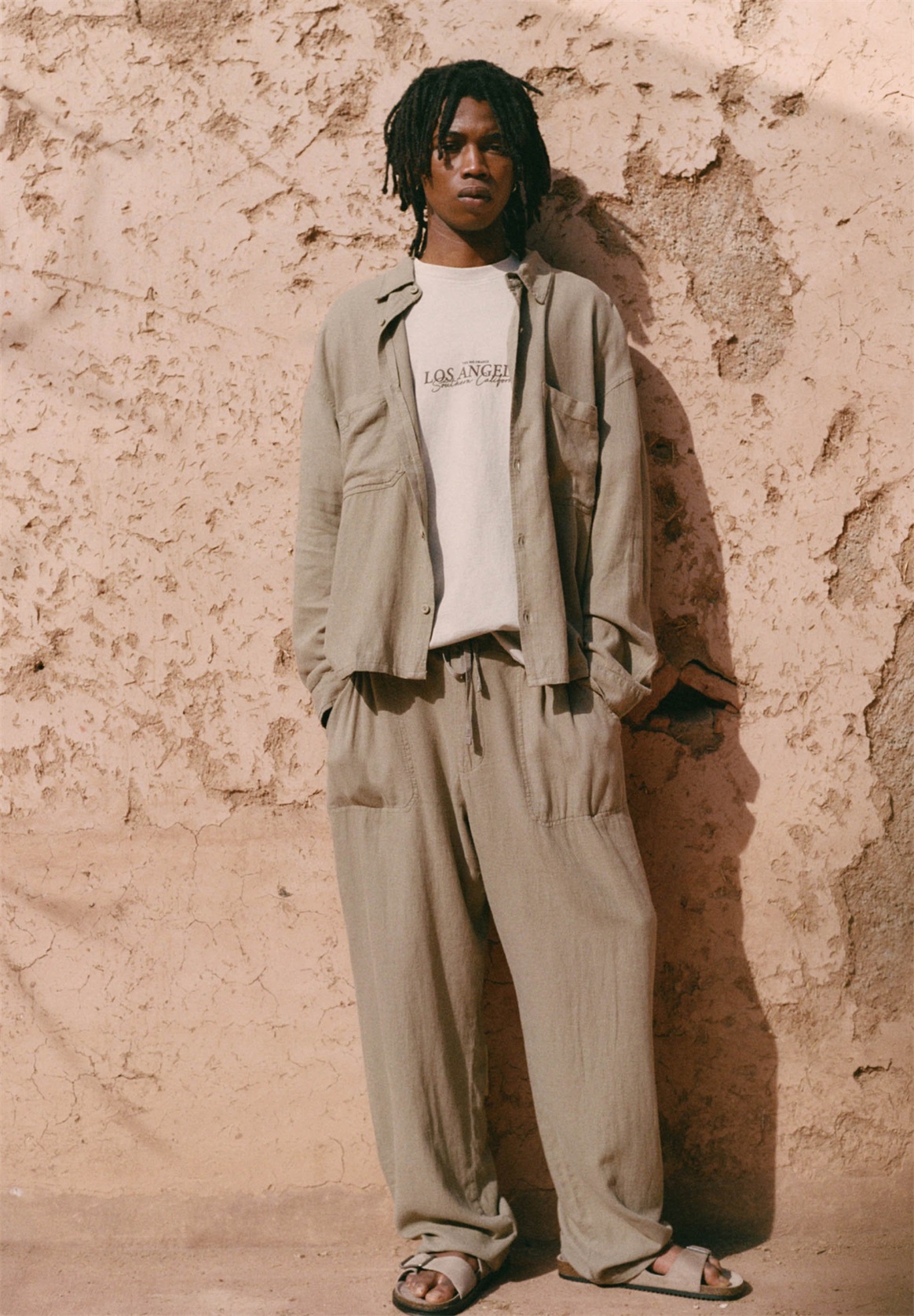 PULL&BEAR Pantolette flach - beige