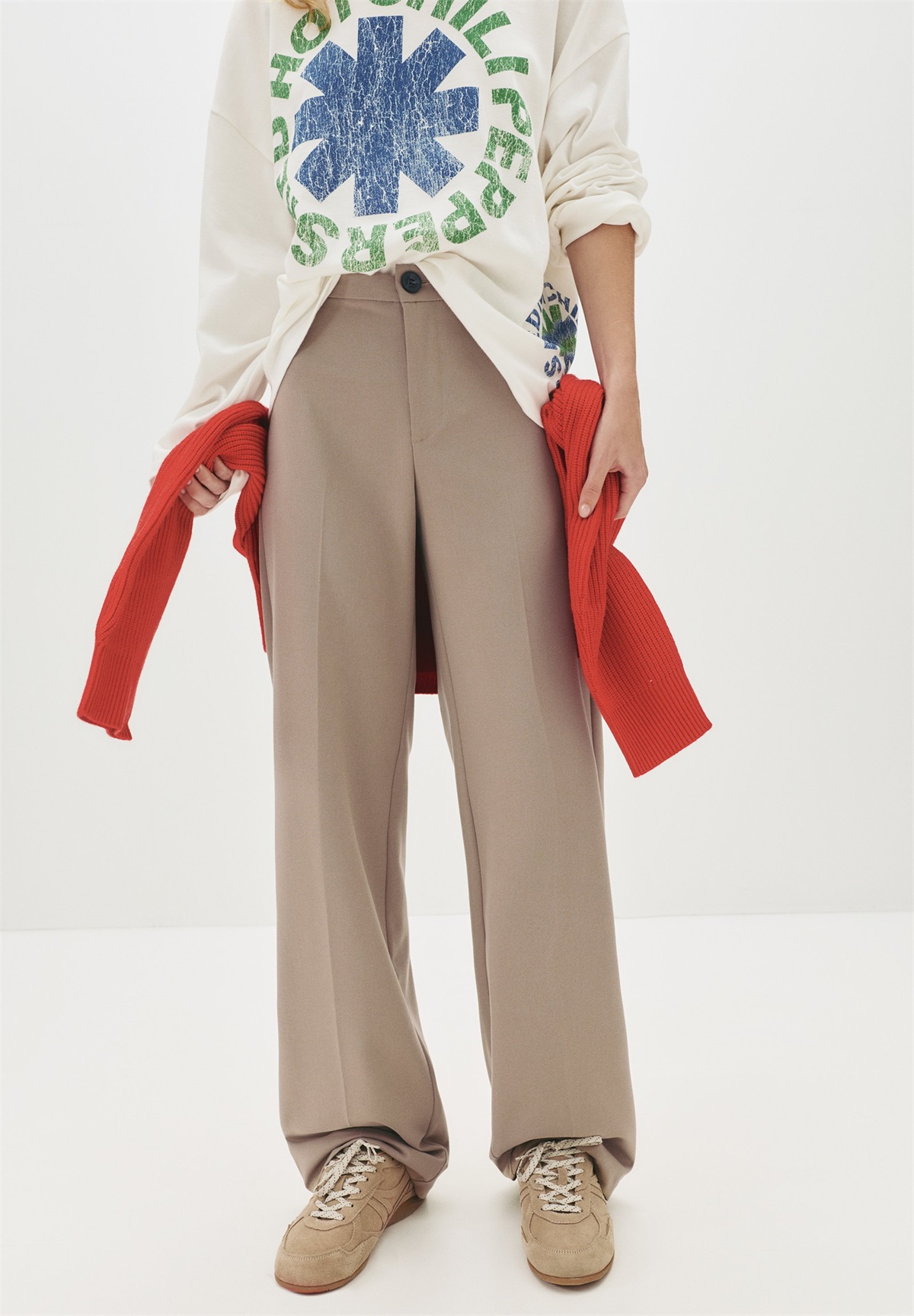 PULL&BEAR Stoffhose - light brown/hellbraun