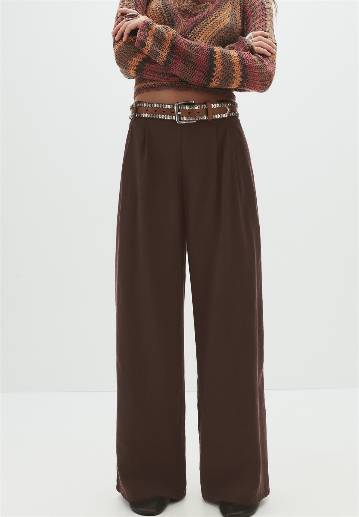 PULL&BEAR Stoffhose - brown/braun