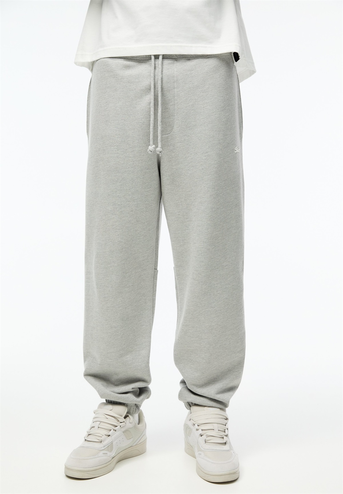 PULL&BEAR Jogginghose - light grey/hellgrau