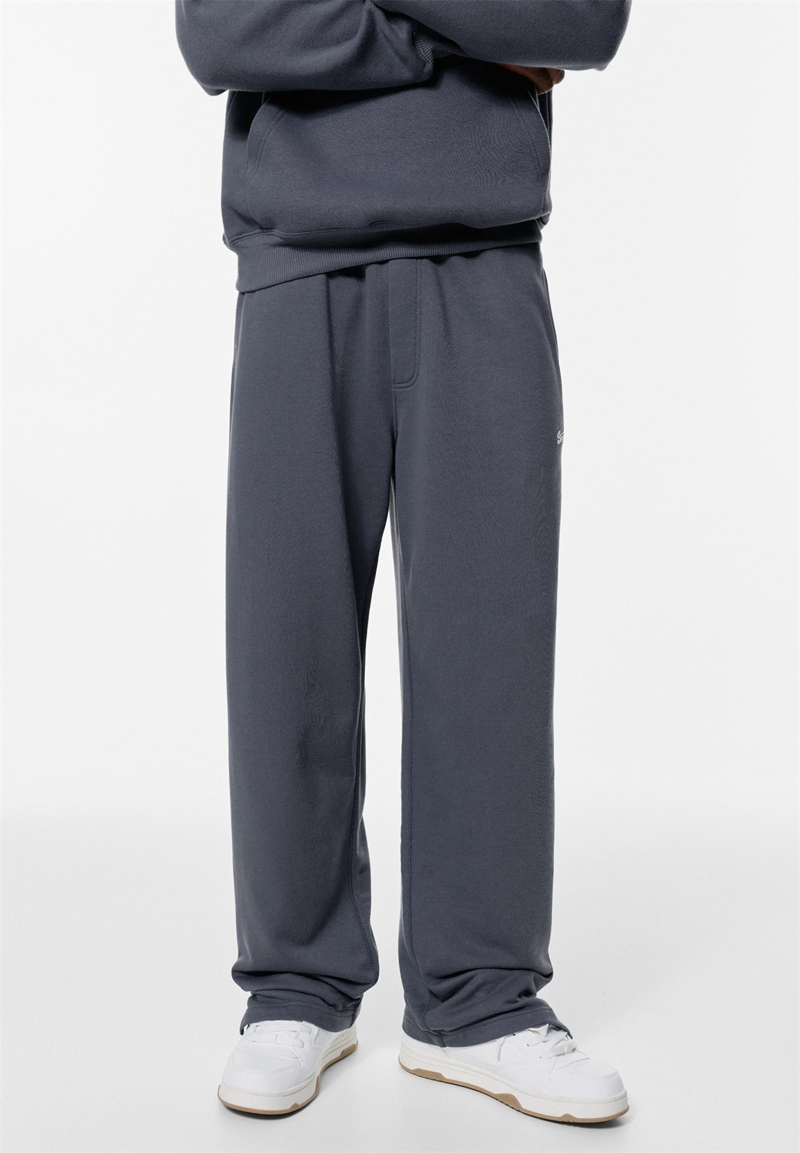 PULL&BEAR WIDE LEG - Jogginghose - dark blue/dunkelblau