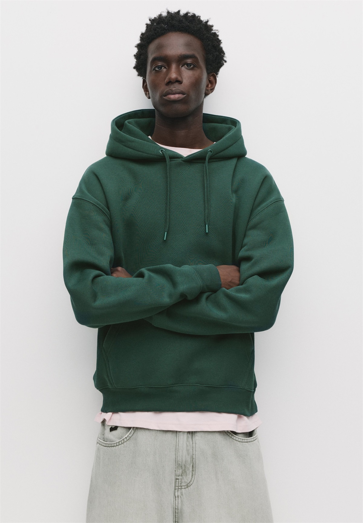 PULL&BEAR Kapuzenpullover - dark green/dunkelgrün