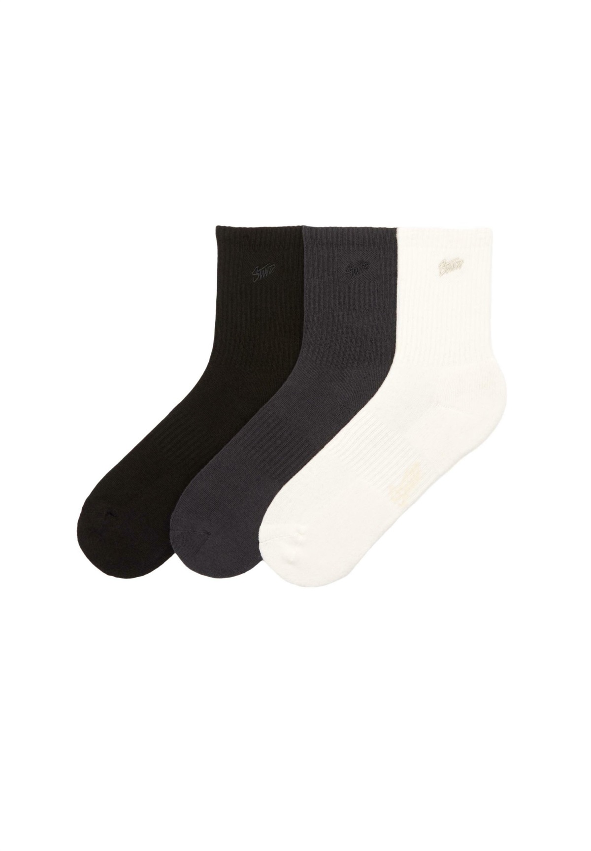 PULL&BEAR STWD - PACK OF 3 - Socken - black/schwarz