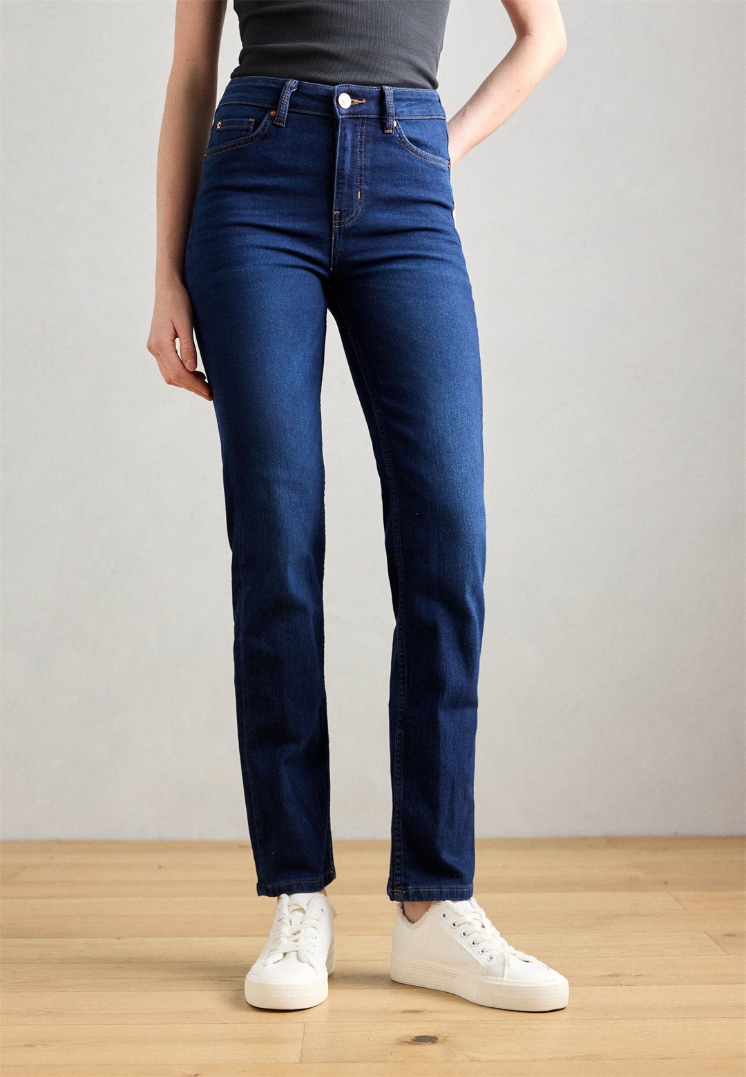 Marks & Spencer SIENNA - Jeans Straight Leg - blue denim/dark-blue denim