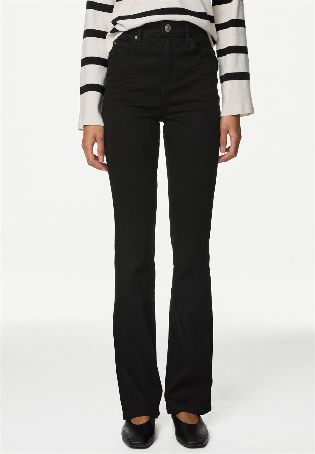 Marks & Spencer Eva - Jeans Bootcut - black/black denim