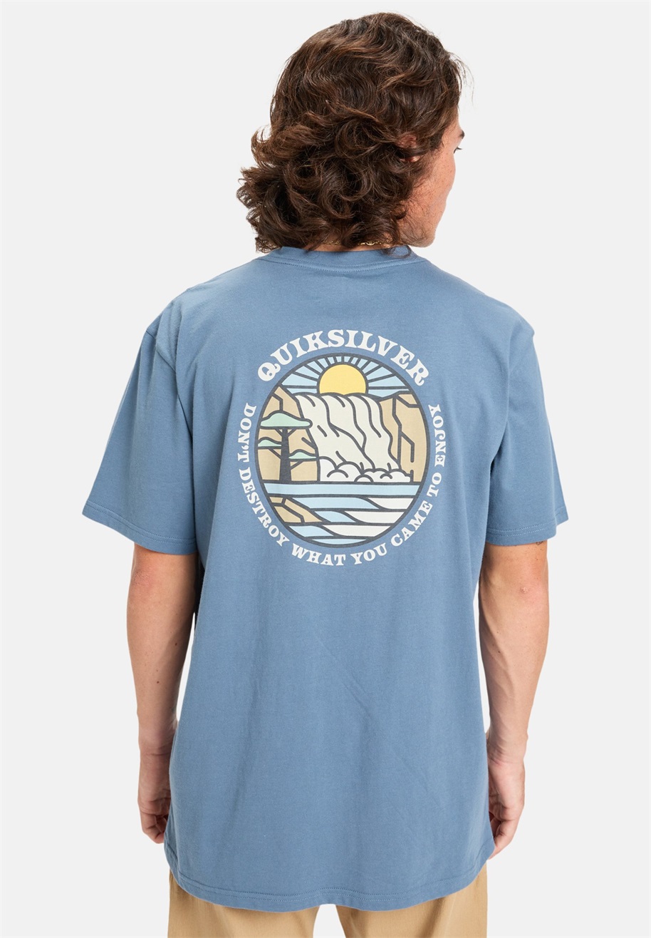 Quiksilver SUMMER SALT - T-Shirt print - bnd/blau