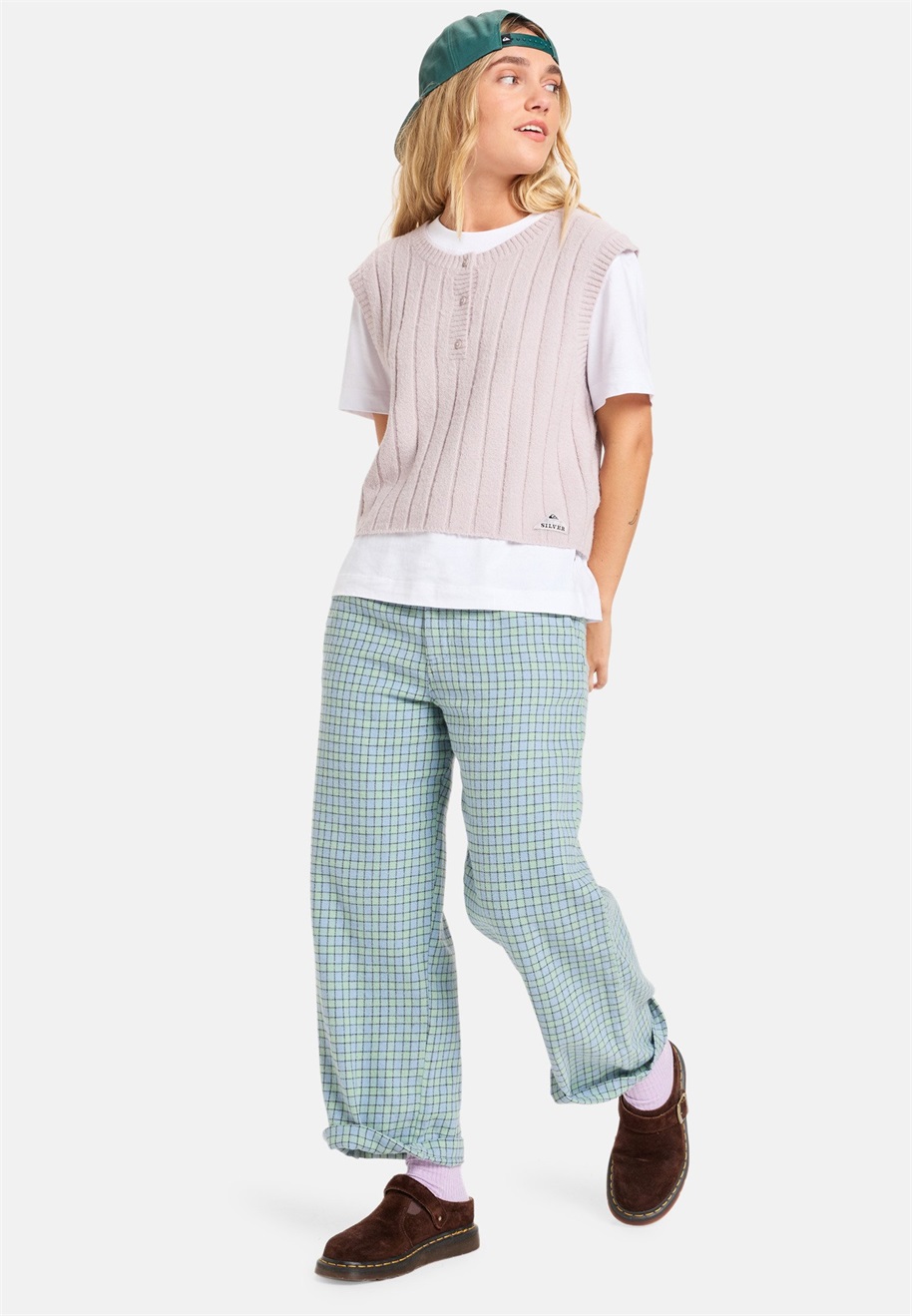 Quiksilver PARIT TANK - Strickpullover - lilac marble/flieder