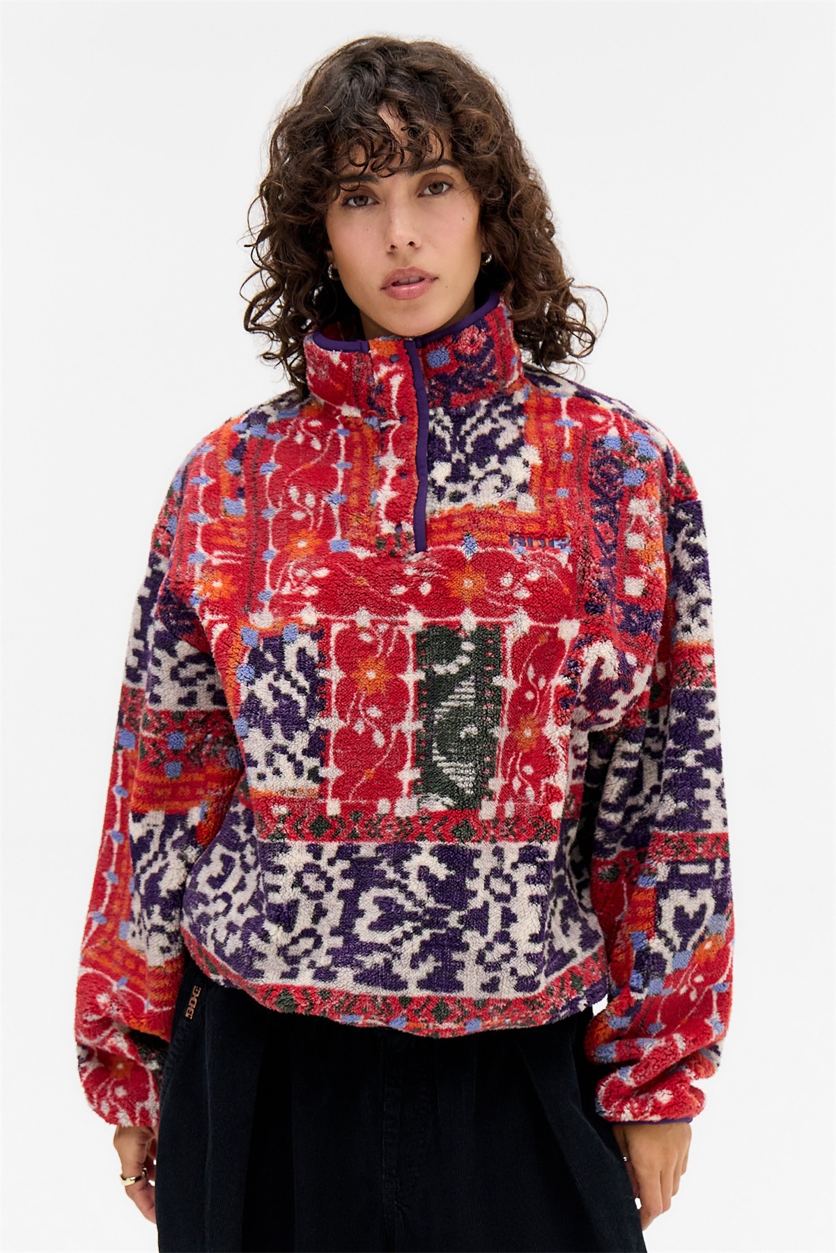 BDG Urban Outfitters BUBBLE - Fleecepullover - red/rot