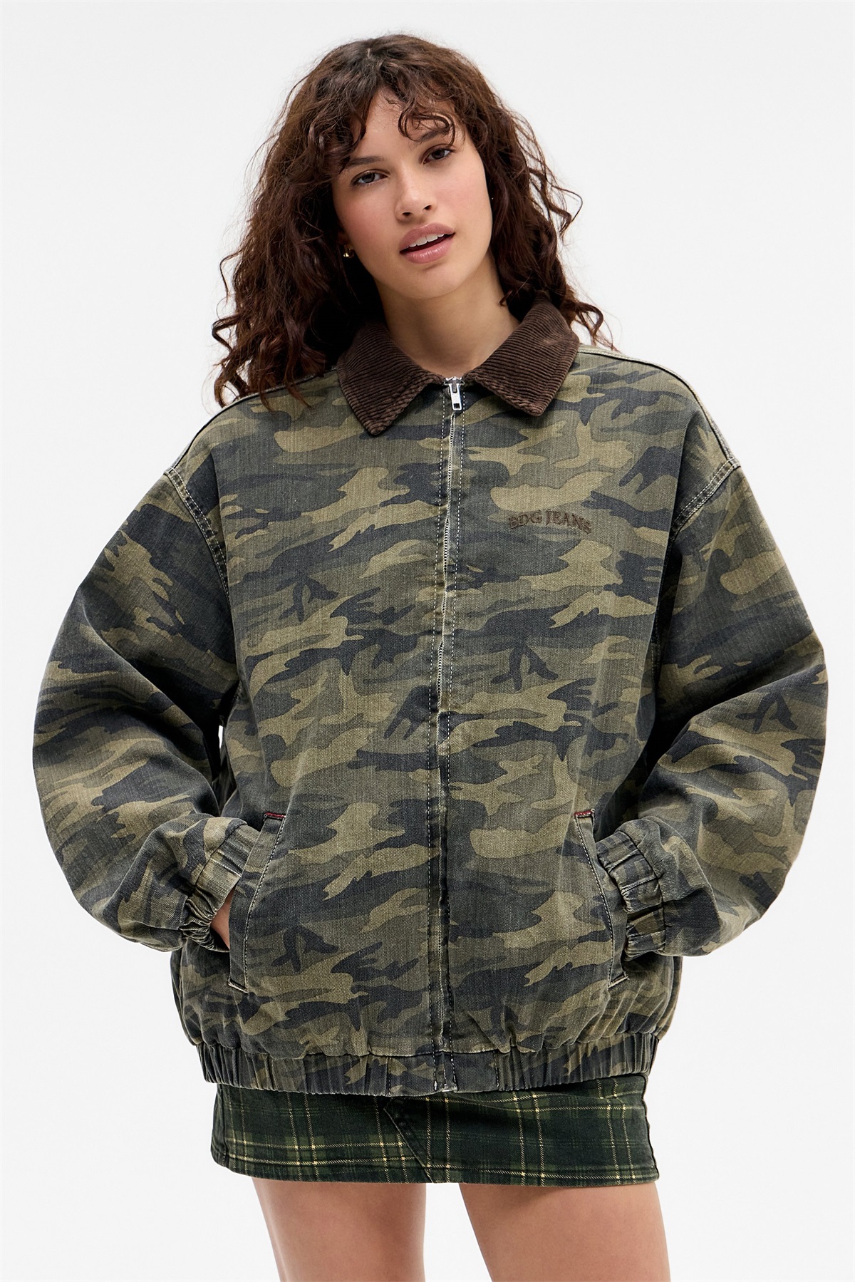 BDG Urban Outfitters DEX JACKET - Leichte Jacke - green/grün