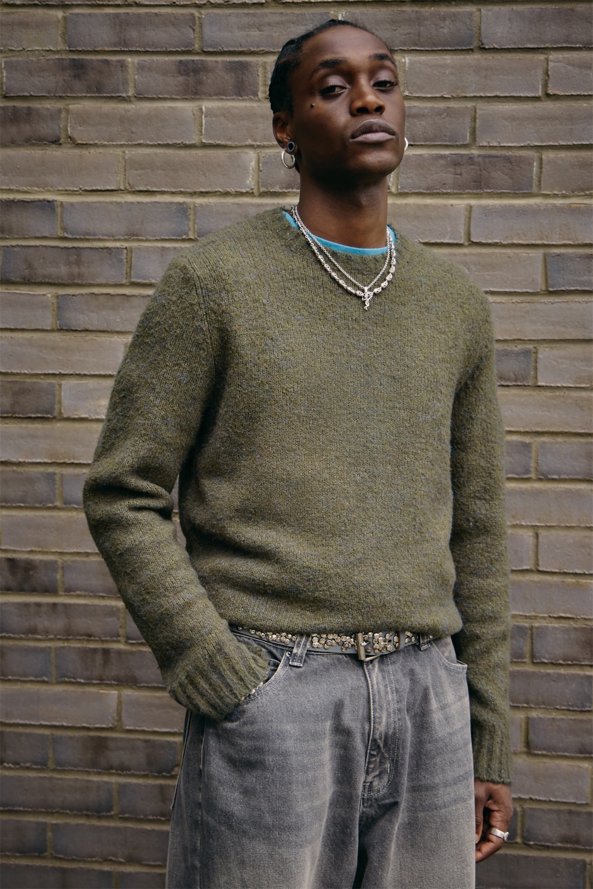 BDG Urban Outfitters UNISEX - Strickpullover - green/grün