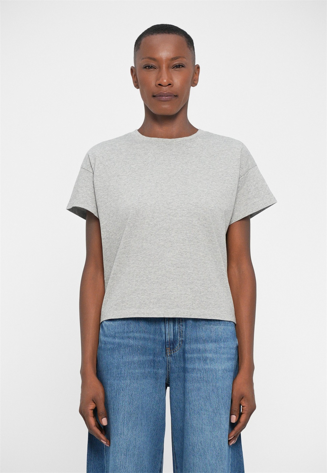 rag & bone KELLY BOXY TEE - T-Shirt basic - grey/grau