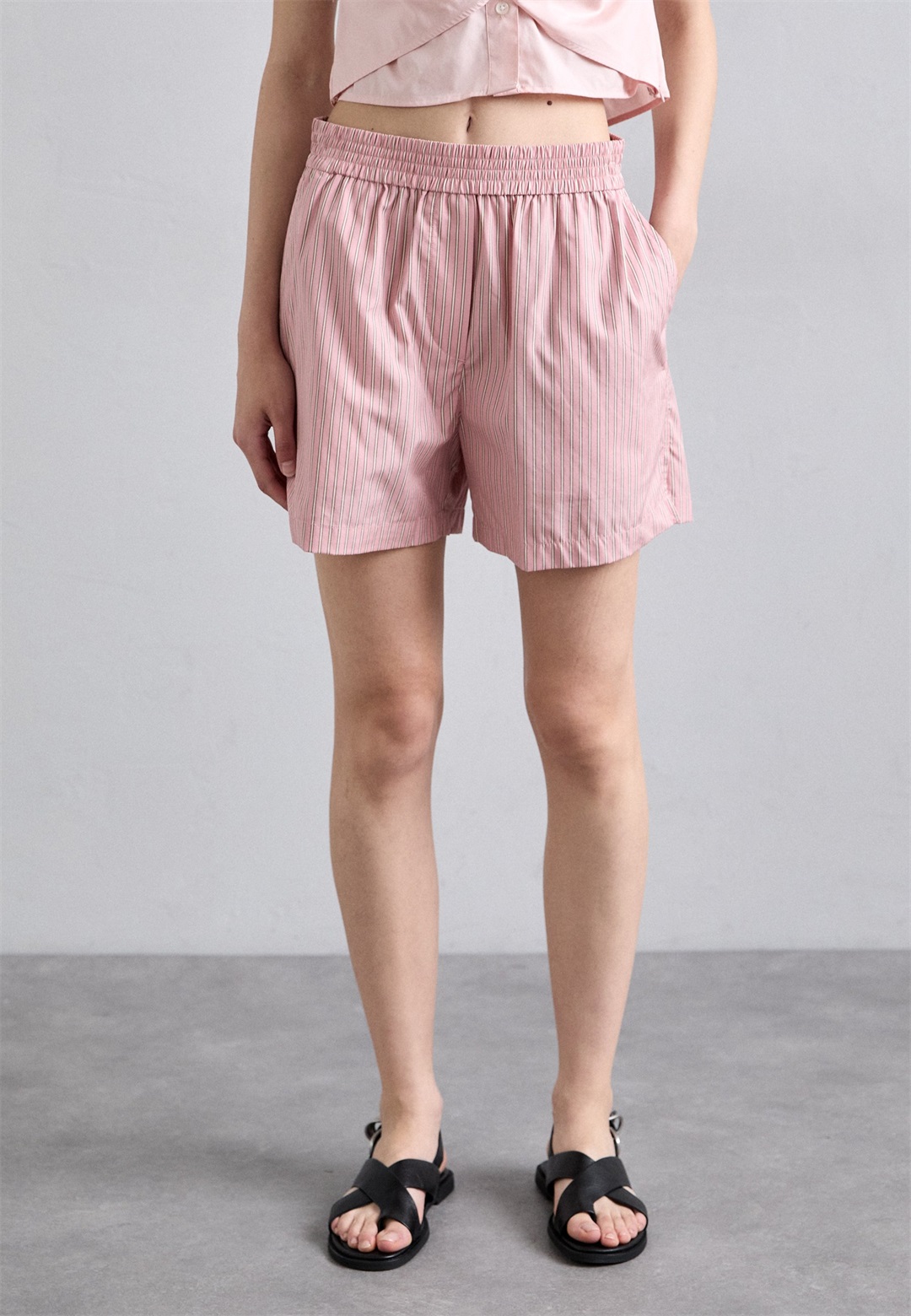 rag & bone EMMA - Shorts - red/white/rot