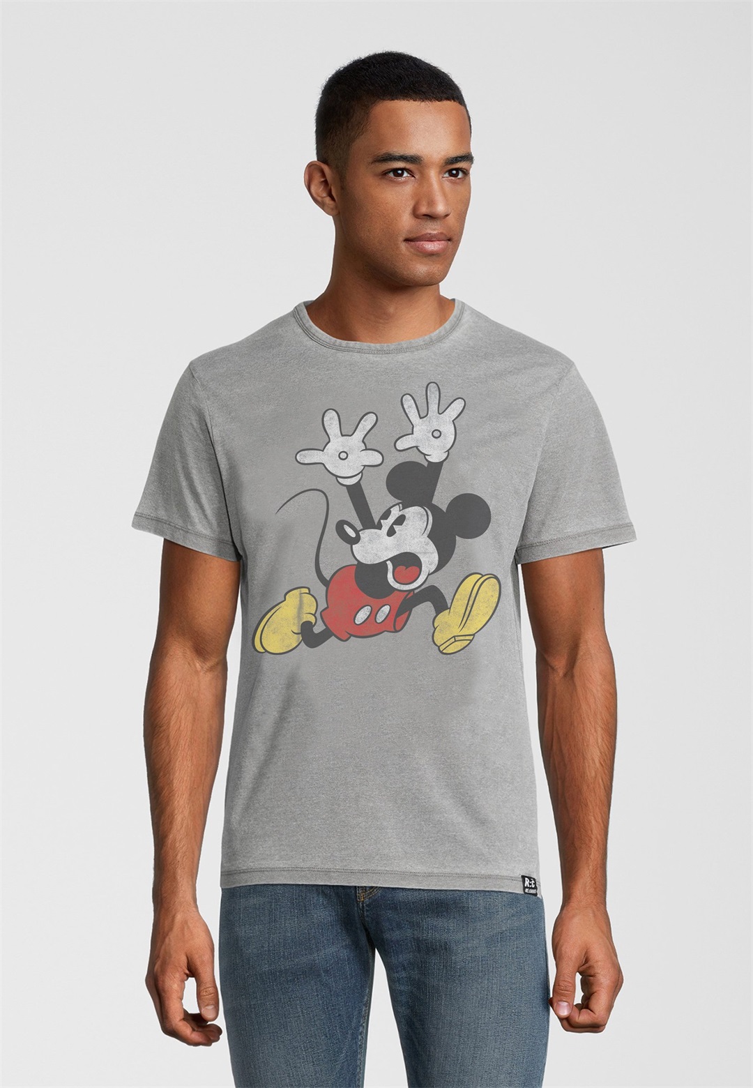 Re:Covered DISNEY MICKEY MOUSE PANIC - T-Shirt print - hellgrau