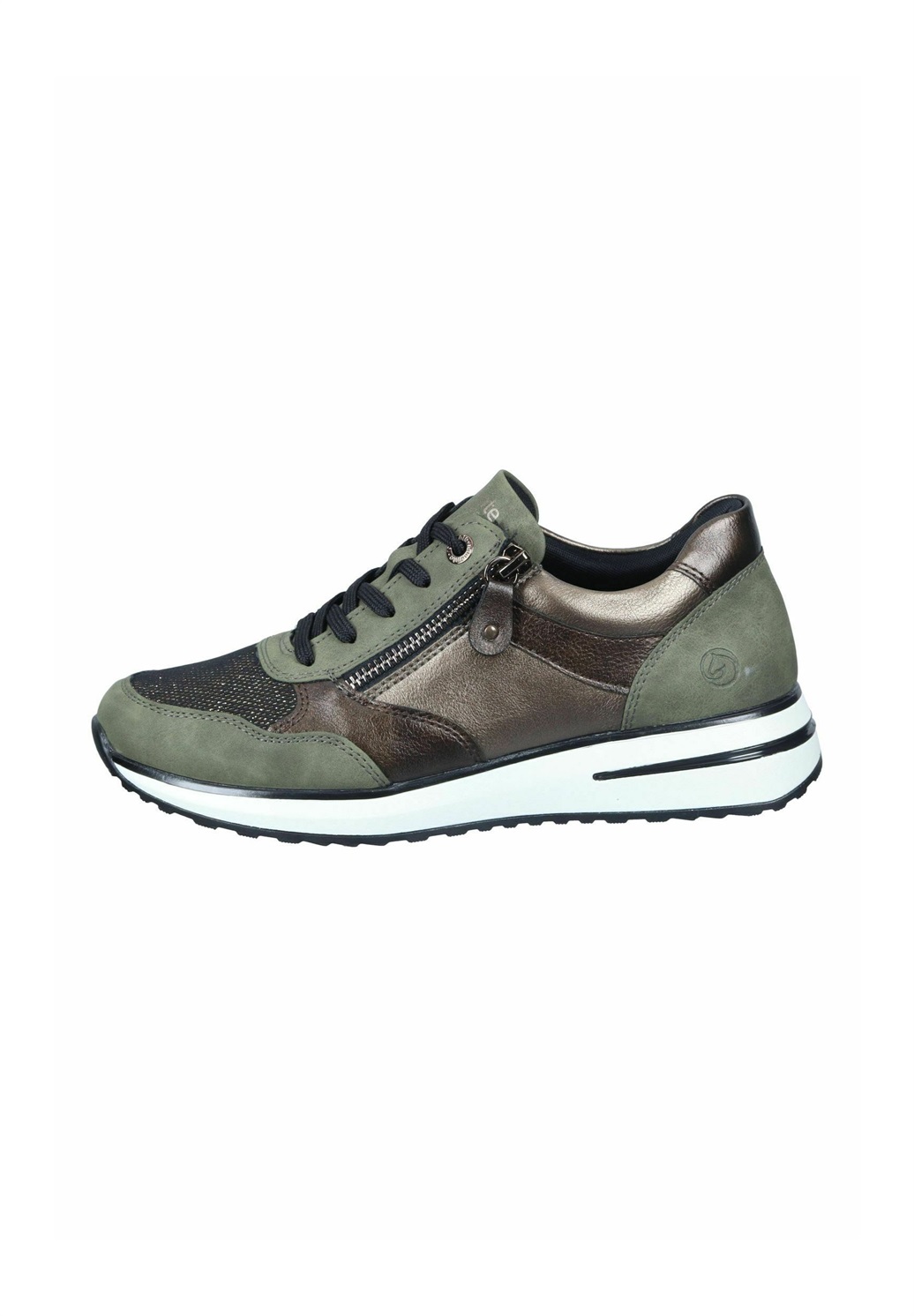 Remonte Sneaker low - liane schwarz bronze/bronze