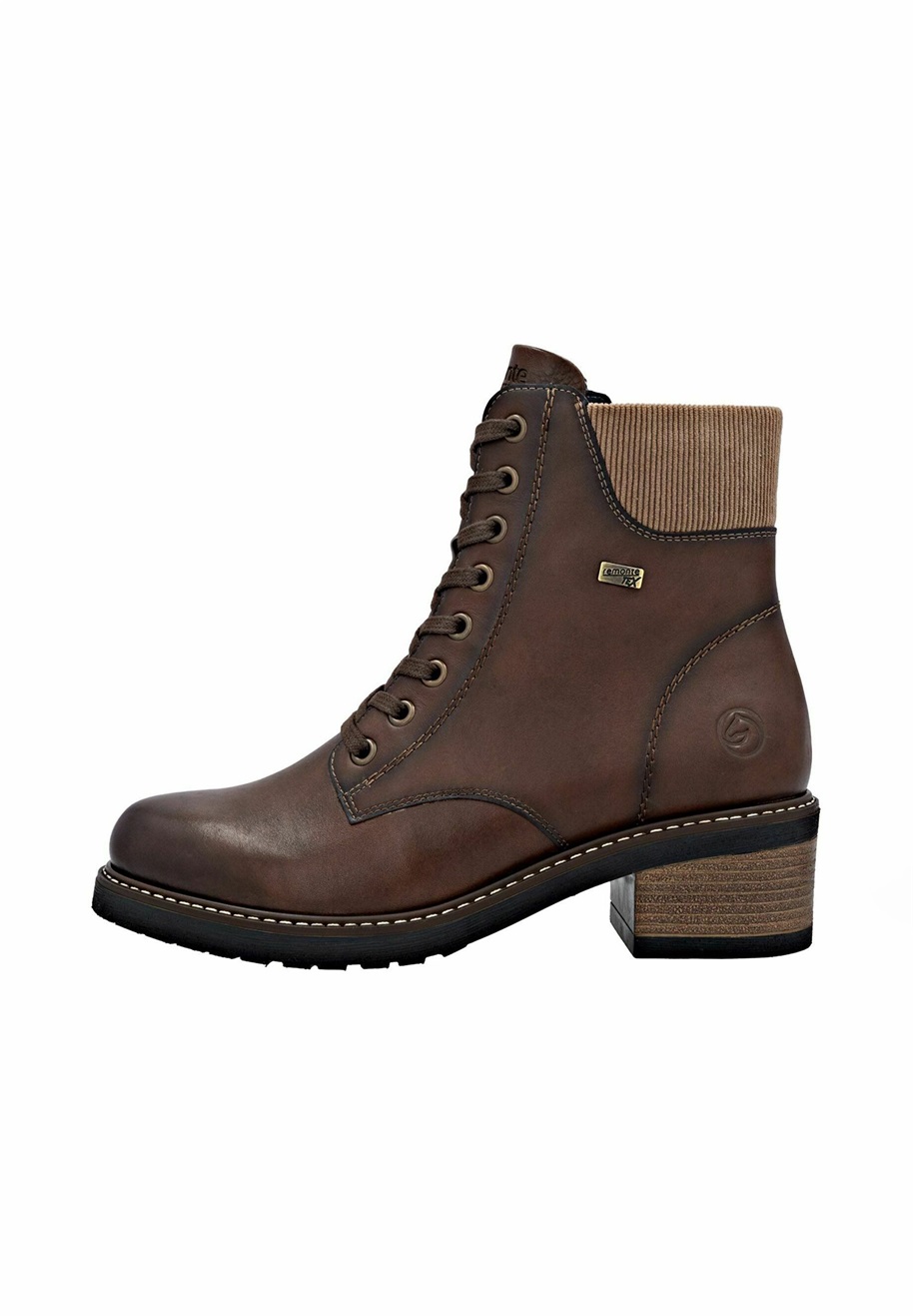 Remonte Schnürstiefelette - chestnut hazel lehm/dunkelbraun