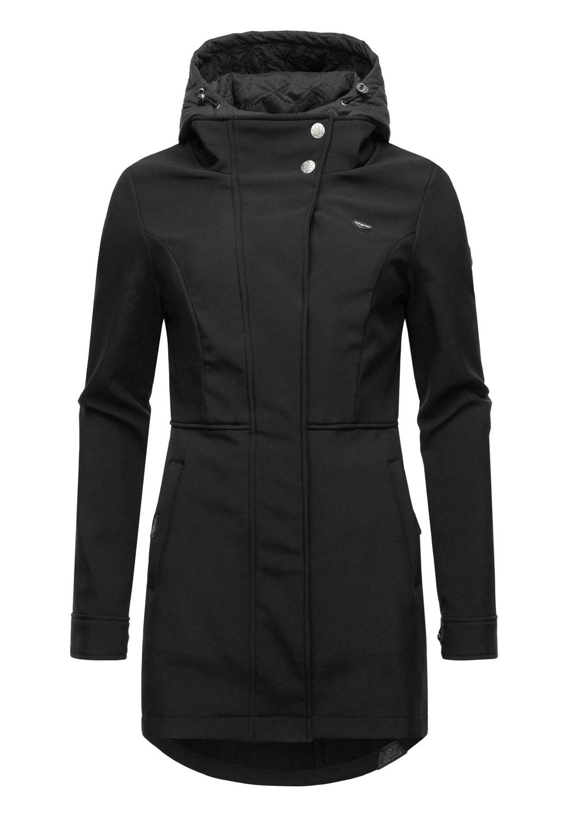 Ragwear YBELA - Wintermantel - black/schwarz-metallic