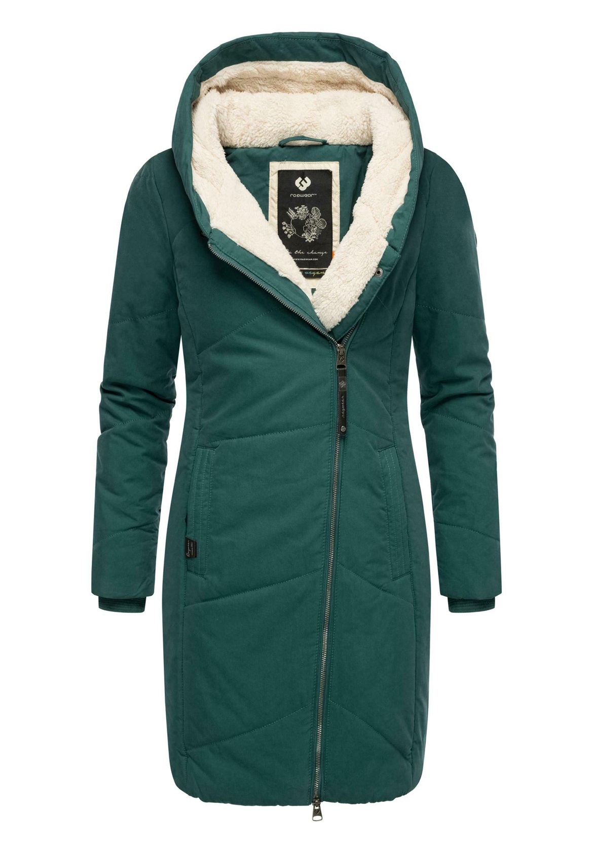 Ragwear GORDON LONG - Parka - dark green/dunkelgrün-meliert