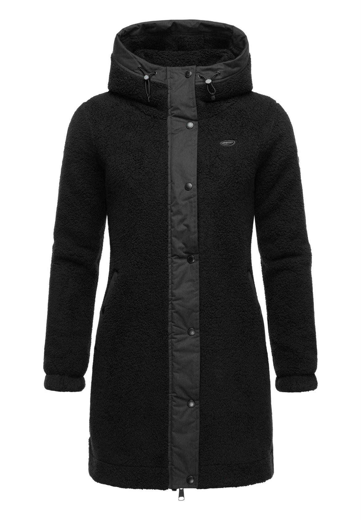 Ragwear ÜBERGANGS COUSY - Wintermantel - black/schwarz meliert