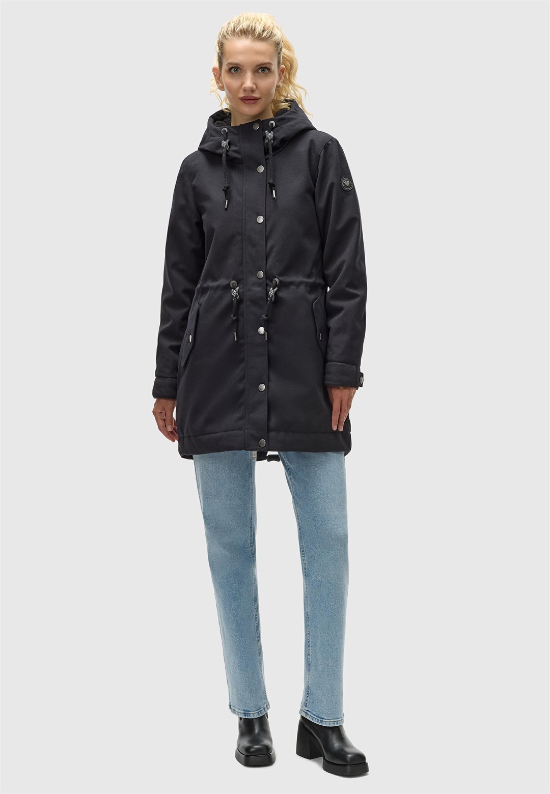 Ragwear Parka - black/schwarz