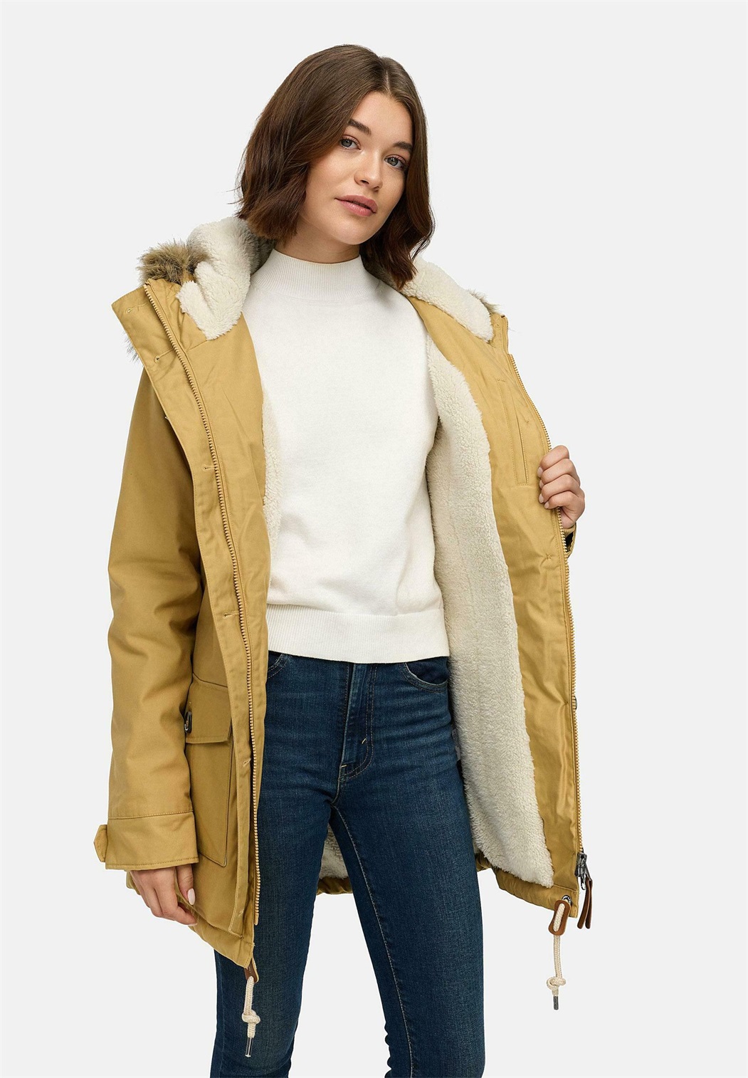 Ragwear JANE - Wintermantel - camel