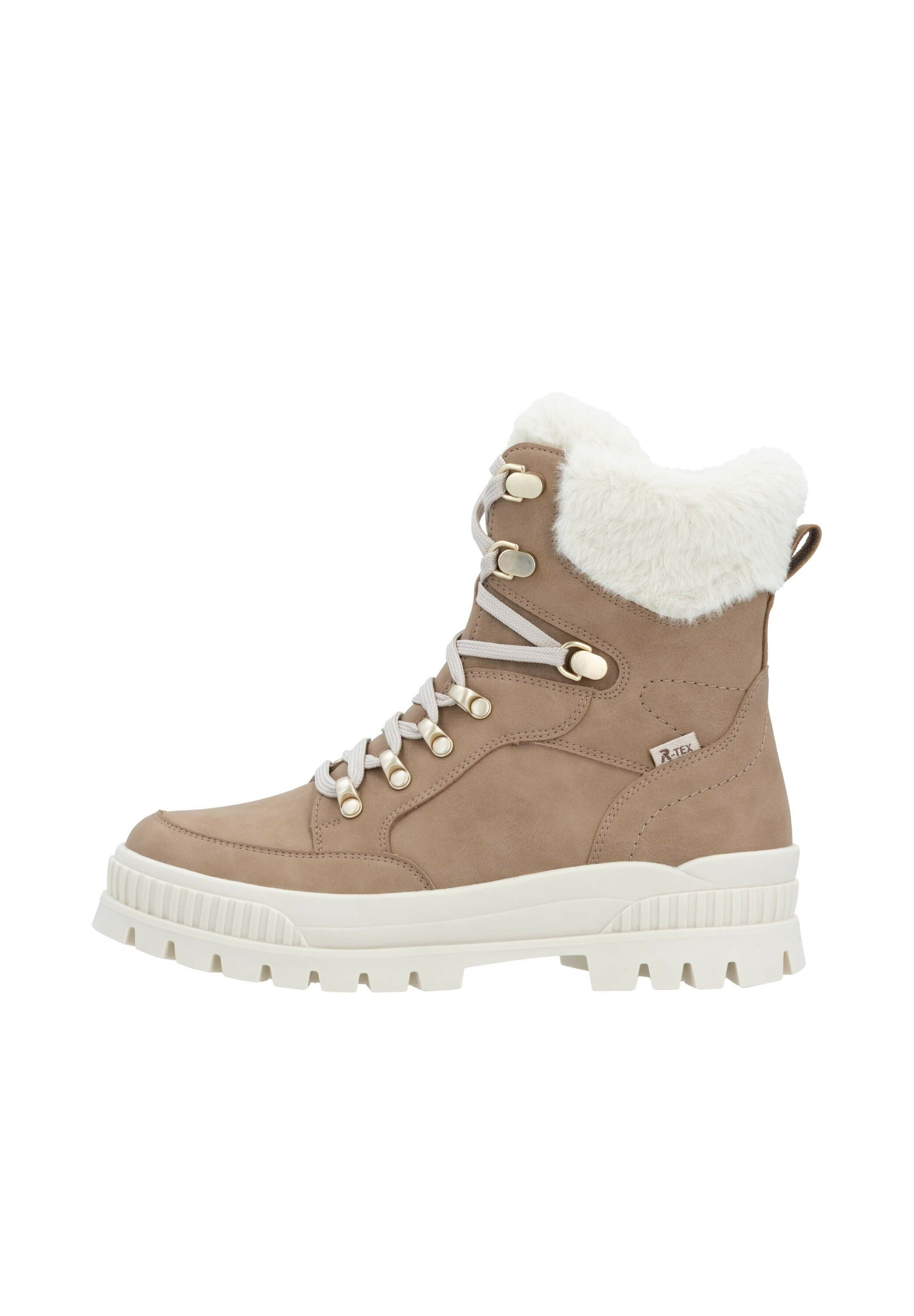 Rieker Sport Snowboot/Winterstiefel - braunbeige/beige