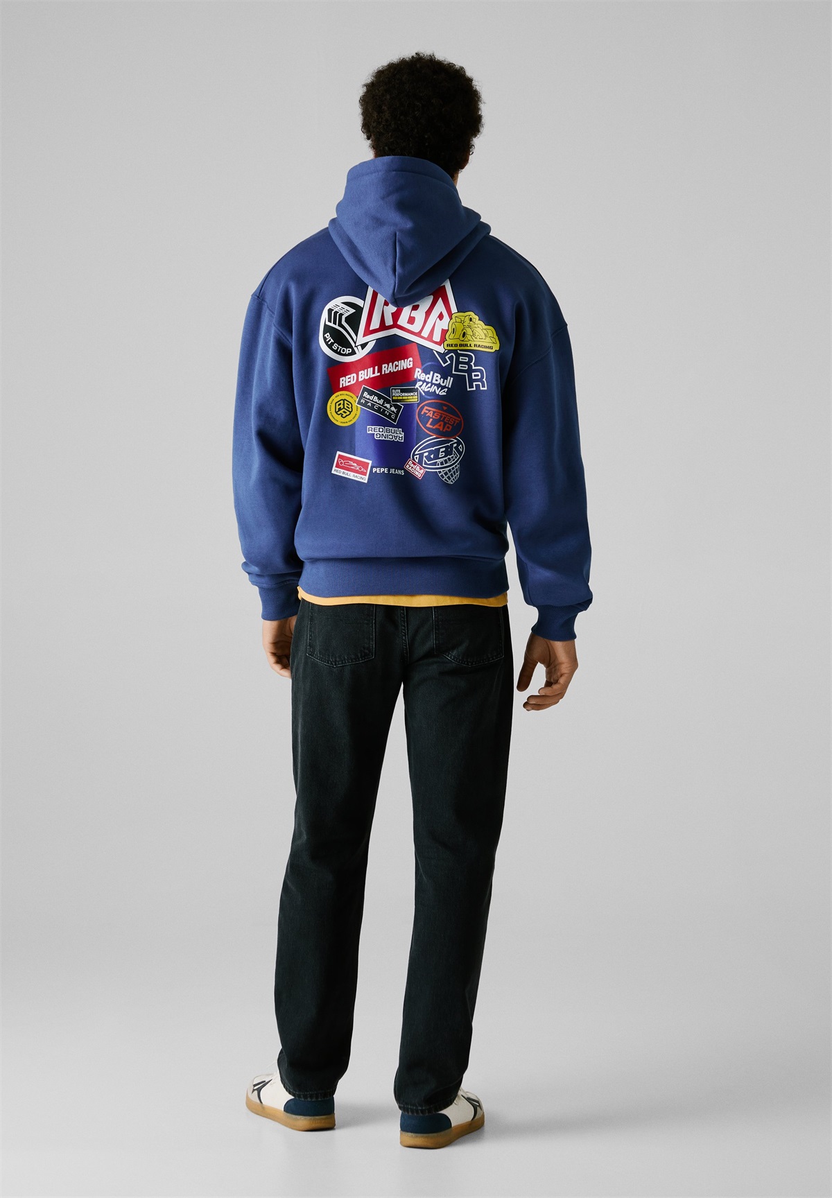 Red Bull Racing x Pepe Jeans STICKER BOMB - Sweatshirt - eton blue/blau