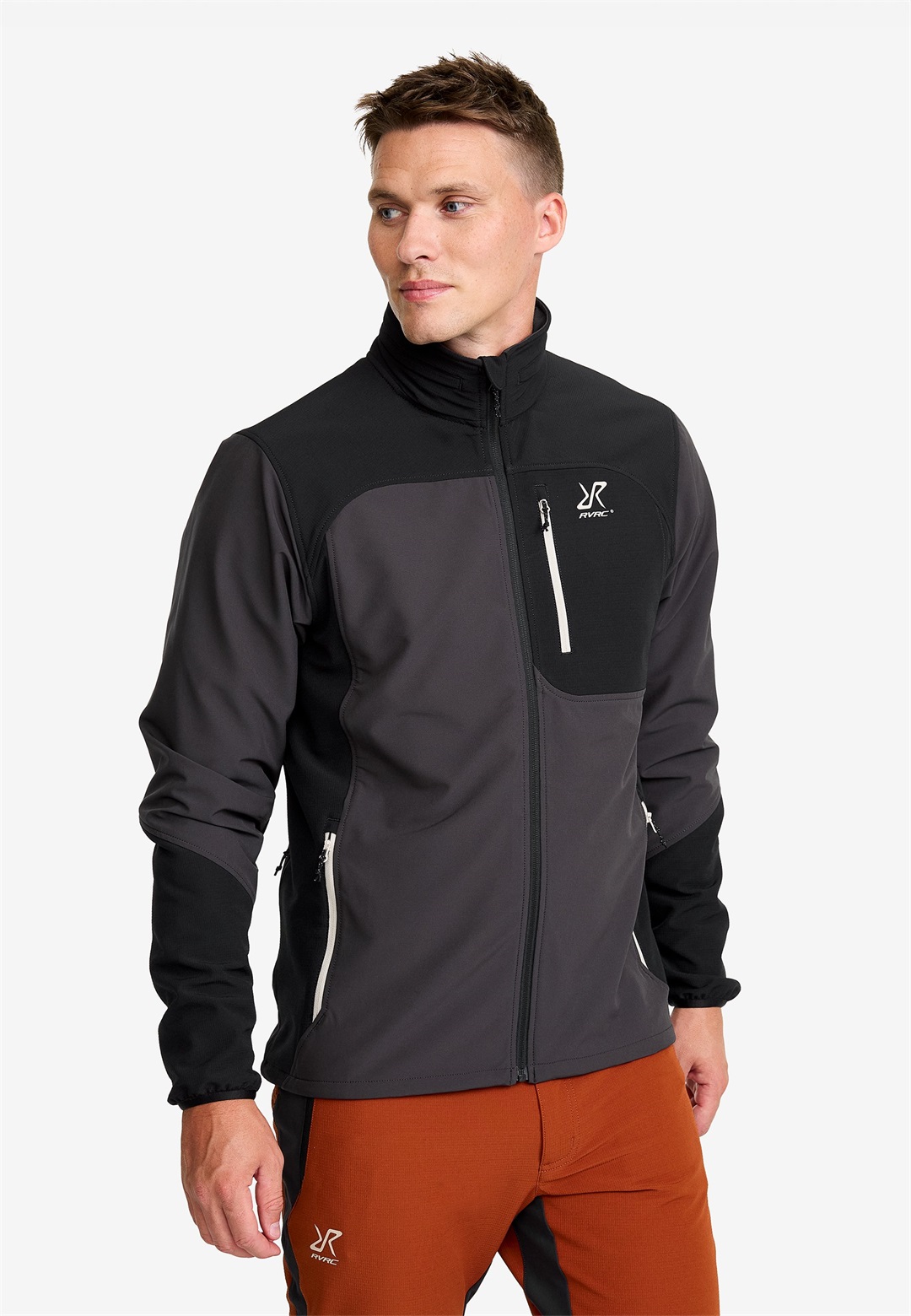 RevolutionRace RIDGE TREK - Leichte Jacke - black anthracite/schwarz