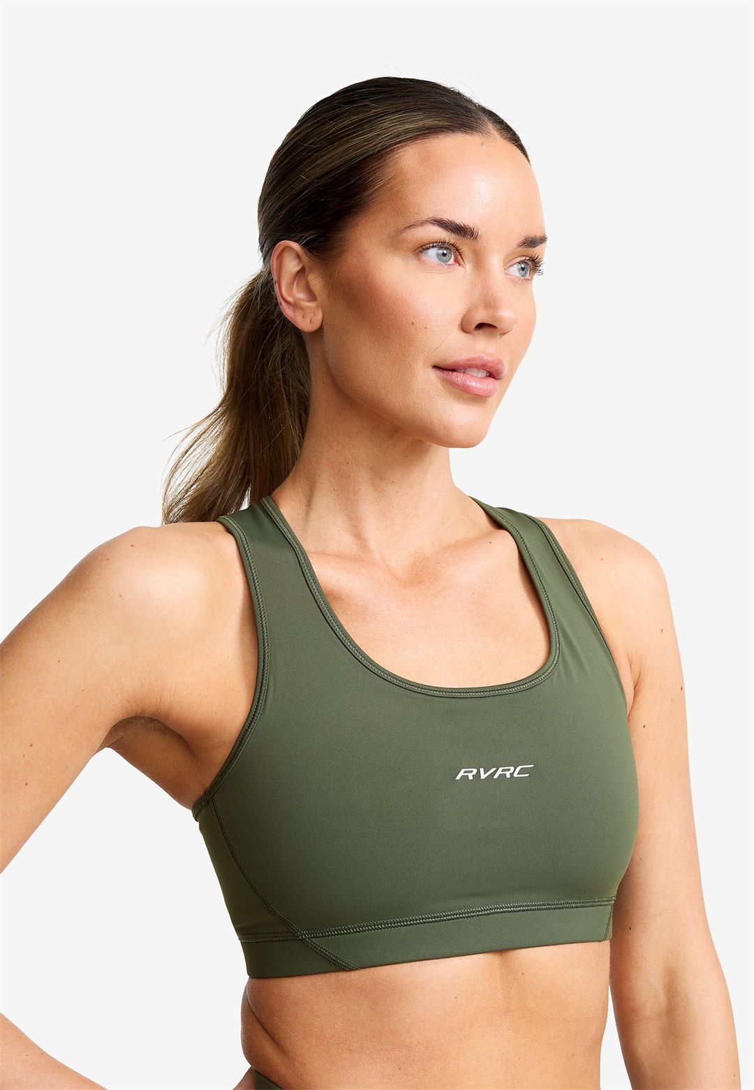 RevolutionRace Flow - Sport BH - kambaba green/grün-meliert