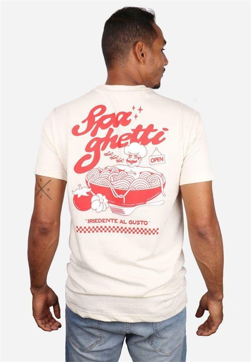 Iriedaily COOKIE EMB NIGHTFOREST - T-Shirt print - undyed/beige