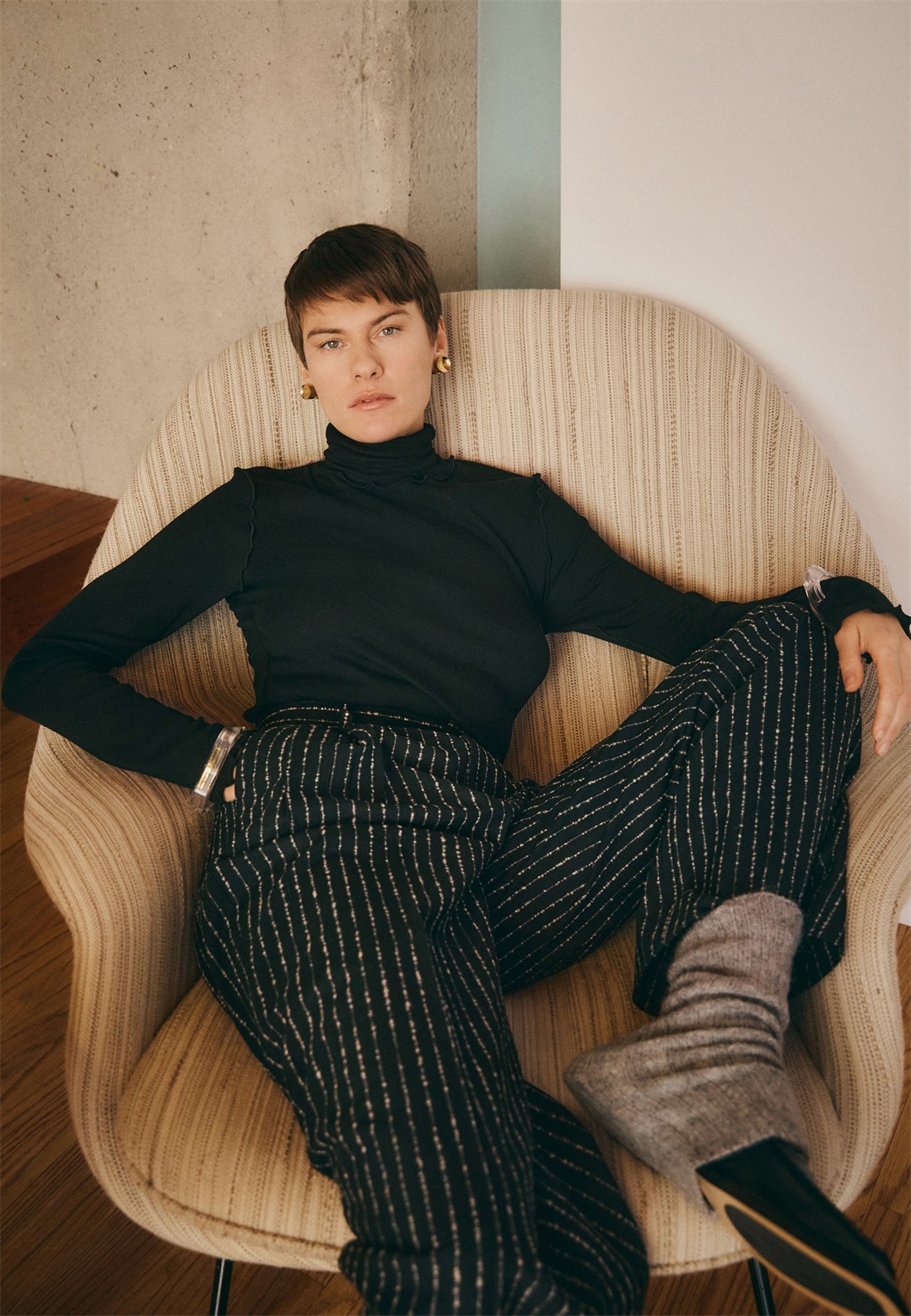 Rodebjer CISNE - Langarmshirt - black/schwarz