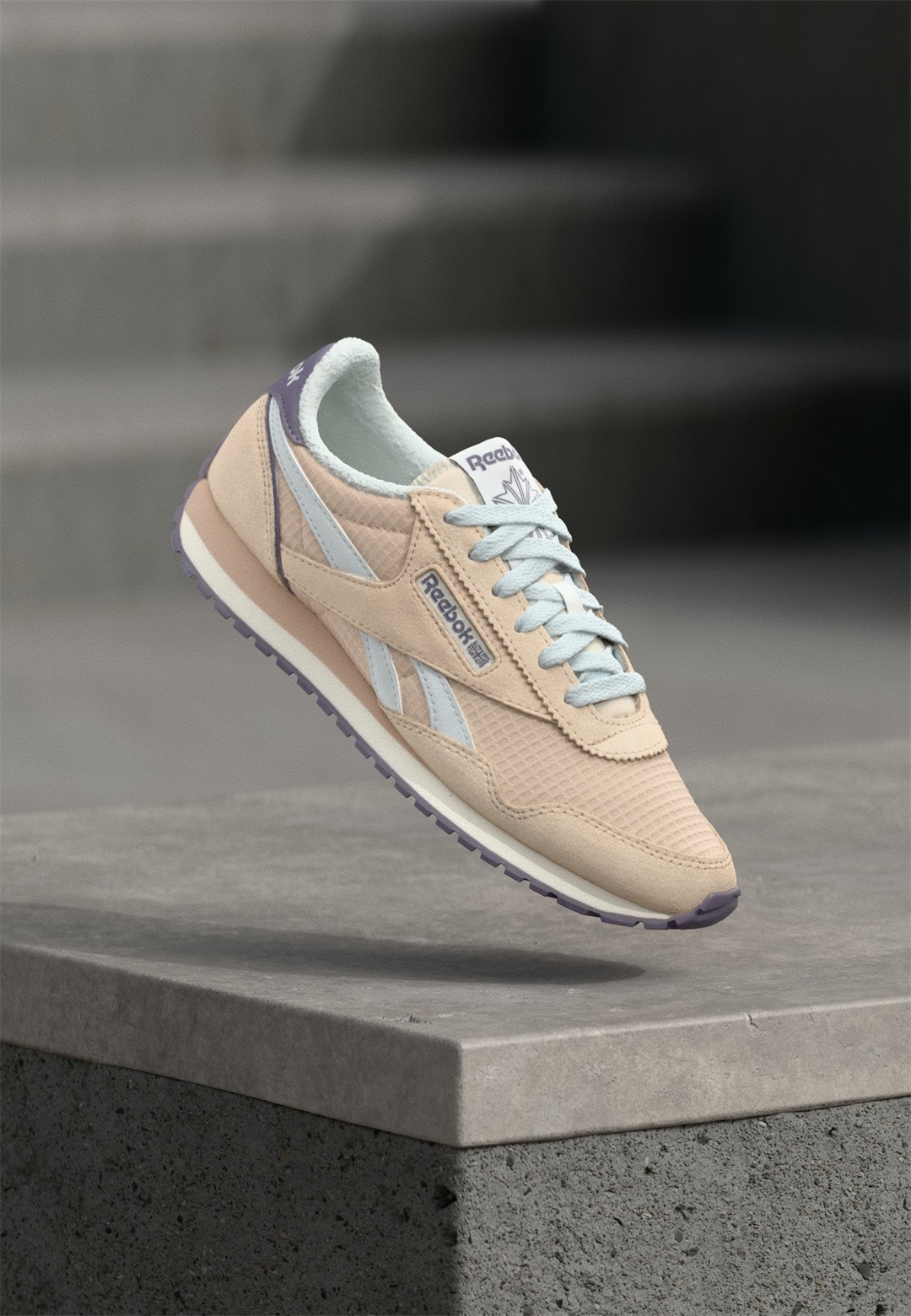 Reebok Classic CLASSIC AZ - Sneaker low - muted clay/moon/purple fusion/taupe